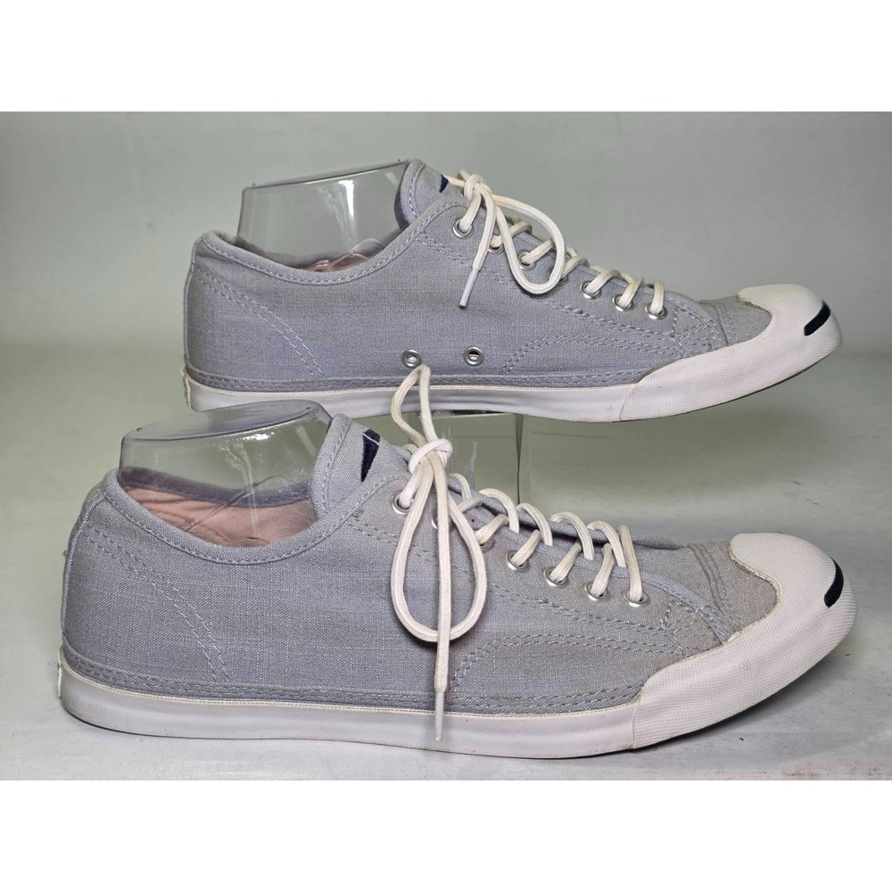 Converse Jack Purcell Women's Sneakers Size 11 Gray Canvas Casual Low Shoes